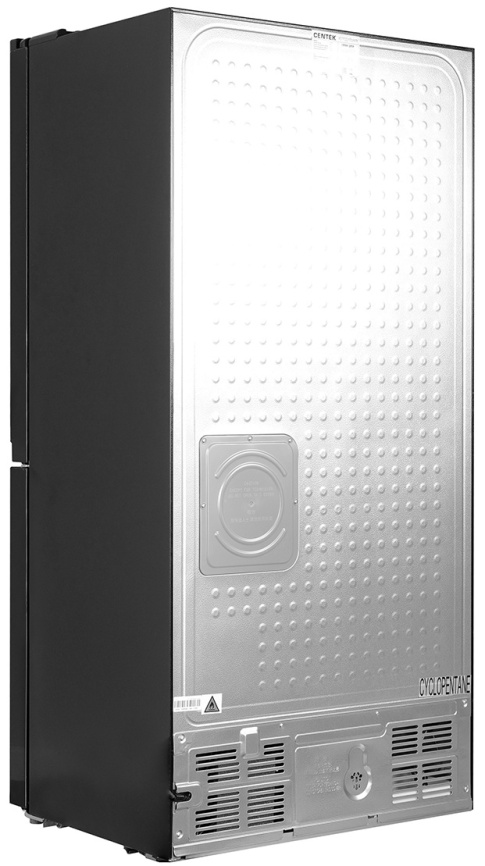 Многокамерный холодильник Centek CT-1756 NF Black Glass No frost, черный фото 6