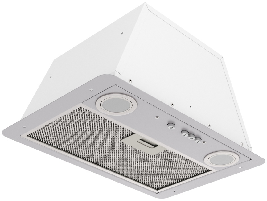 Вытяжка Elikor Врезной блок Flat 42П-430-К3Д КВ II М-430-42-559 белый/хром фото 2