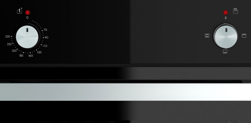 Электрический духовой шкаф Darina BO 1700At 59 см, 50 л, антрацит фото 2