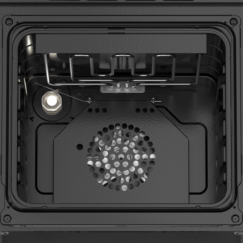 Электрический духовой шкаф Darina 1U BDE 111 707 W 59 см, 50 л гриль конвекция, белый фото 5