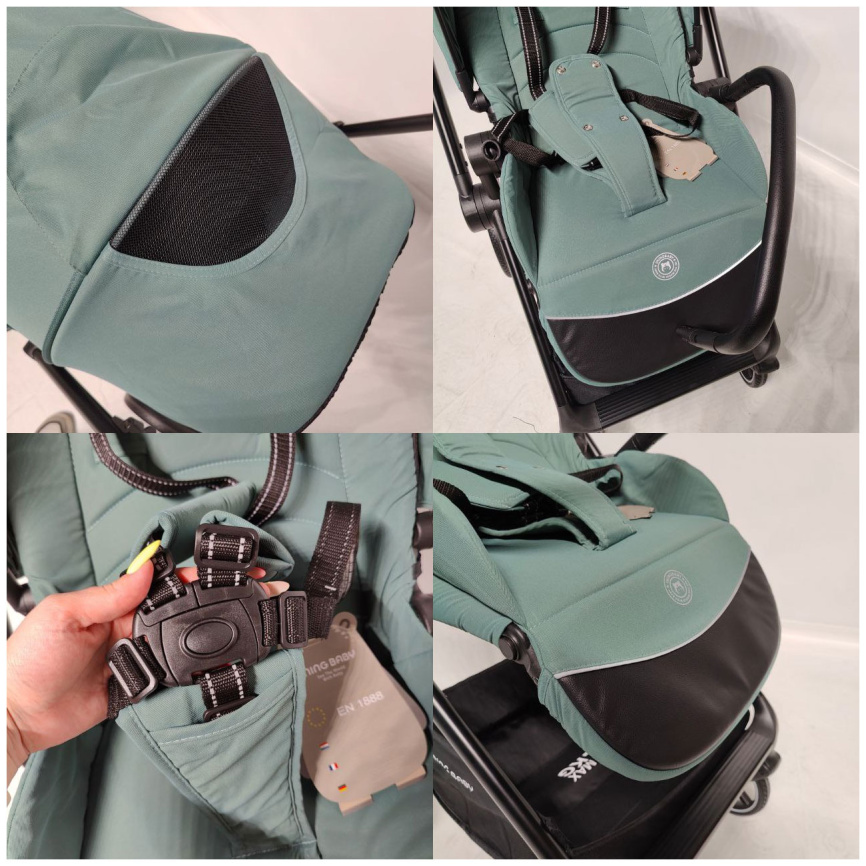  Коляска 2 в 1 Ining Baby Z1-X PRO green фото 4