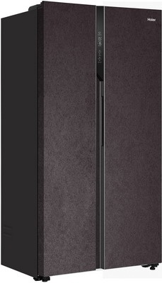 Холодильник Side-by-Side Haier HRF-541DY7RU No frost, черный фото 1