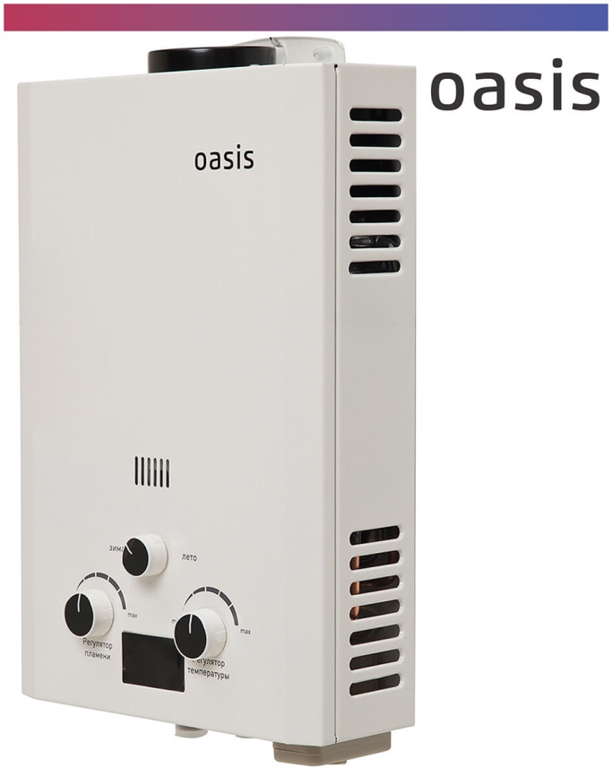 Газовый водонагреватель Oasis OR-20 W белый фото 2