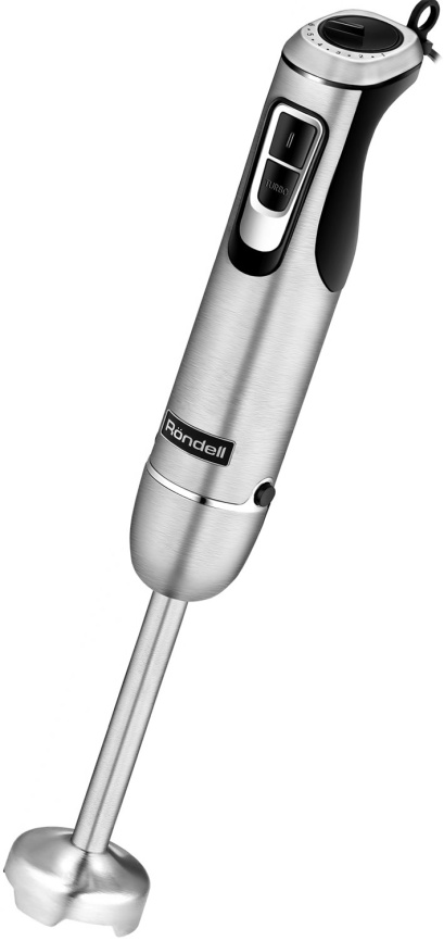 Погружной блендер Rondell RDE-1307, черный/серебристый фото 2