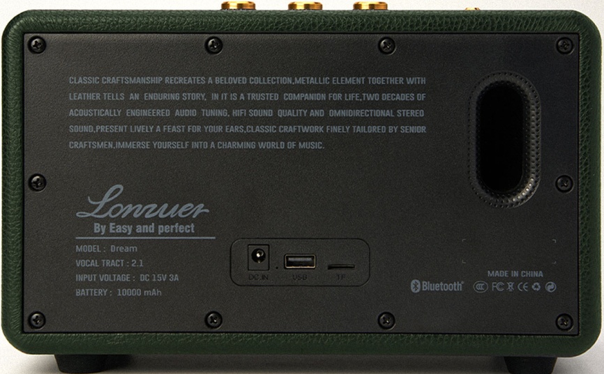 Портативная колонка Lonzuer Dream, зеленый фото 3