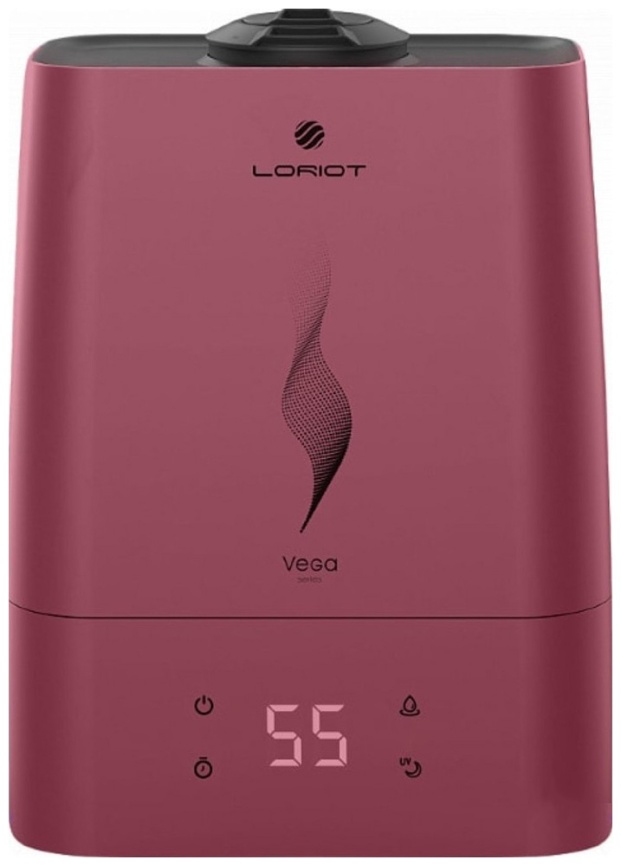 Увлажнитель воздуха Loriot Vega LHS-C530E, вишнёвый фото 1