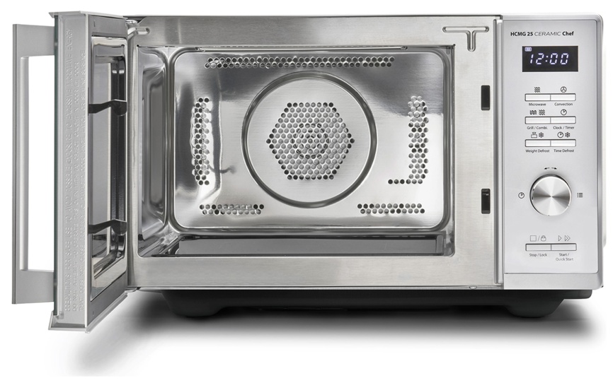 Микроволновая печь - СВЧ Caso HCMG 25 Ceramic Chef, таймер, серебристый фото 2