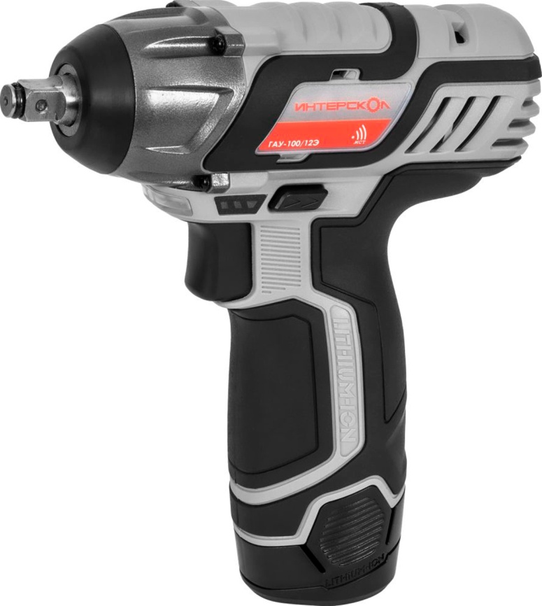 Ударный аккумуляторный гайковерт Интерскол ГАУ-100/12Э АПИ-Т (Li-ion, кейс, 2 аккум., 20 Ач) 807.2.2.70 фото 1
