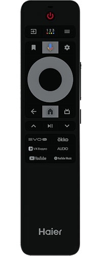 Телевизор Haier 50 LED S2, 50 дюймов, 4K Ultra HD, смарт ТВ, Android TV 14, черный фото 2