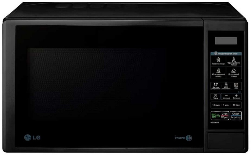 Микроволновая печь - СВЧ LG MS-2042 DB, дисплей, объем 20 л, черный фото 1