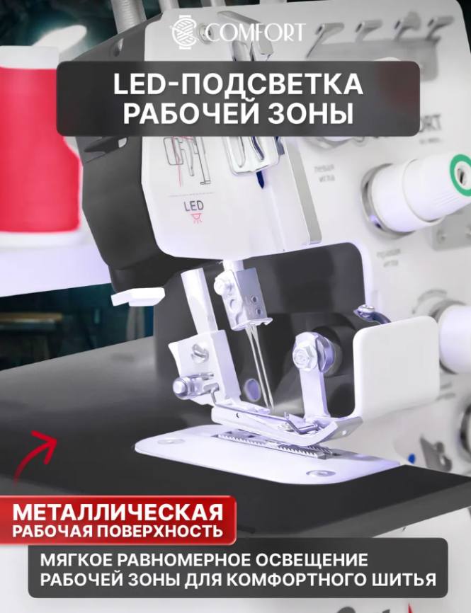 Швейная машина оверлок 145M COMFORT фото 7