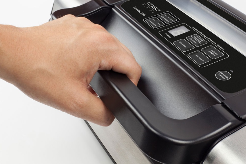 Вакуумный упаковщик Caso FastVAC 500, три режима запаивания, двойной шов фото 3