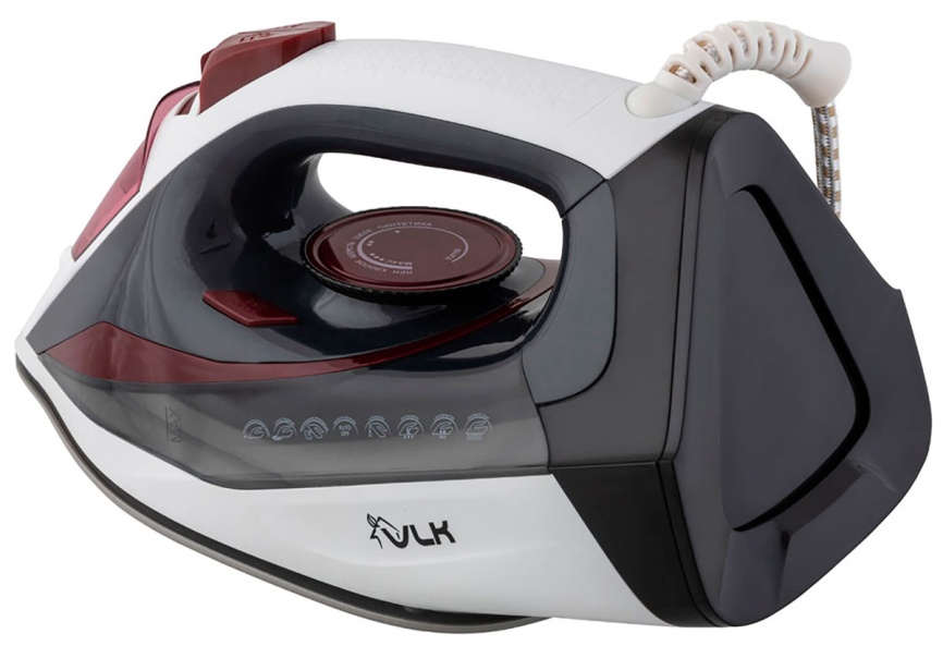 Утюг VLK VESUVIO 2200, белый/черный/красный фото 3