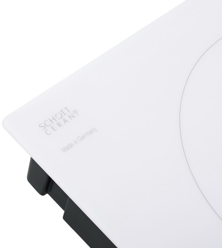 Электрическая варочная панель Maunfeld EVI.292-WH 28 см, 2 конфорки стеклокерамика, белый фото 5