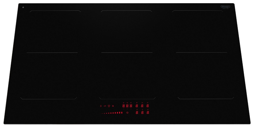 Электрическая варочная панель De’Longhi SLI 906 RUS 90 см, 6 конфорок стеклокерамика, черный фото 2