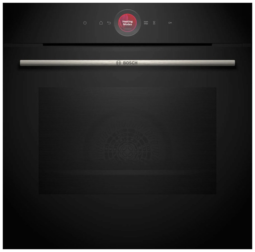 Электрический духовой шкаф Bosch HBG7341B1 59 см, 71 л, гриль и конвекция, черный фото 1