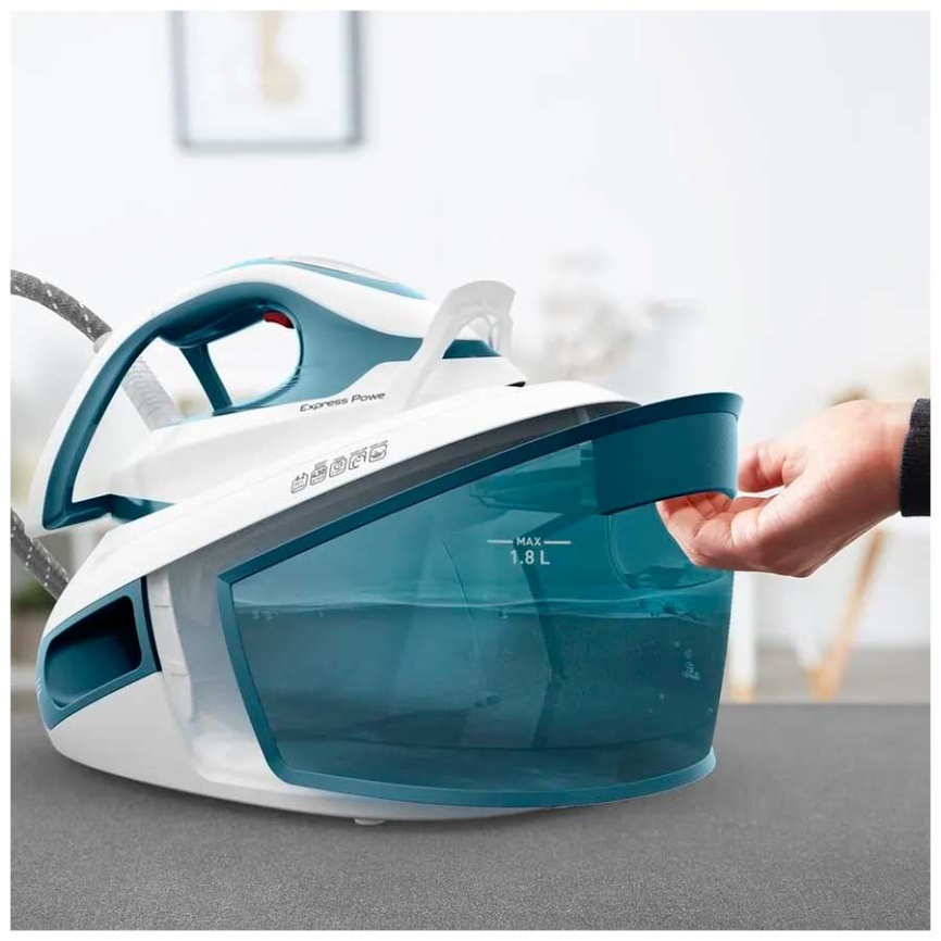 Парогенератор Tefal Express Power SV8111E0, белый/голубой фото 13