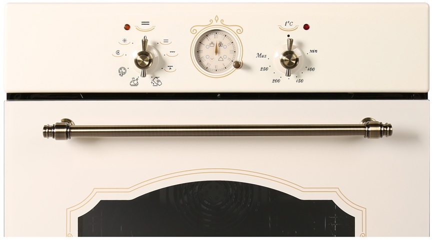 Электрический духовой шкаф Gefest ЭДВ ДА 602-02 К55 59 см, 55 л гриль конвекция, бежевый фото 3