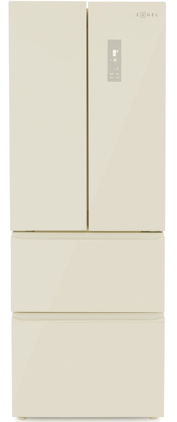 Многокамерный холодильник Zugel ZRFD361C No frost, бежевый фото 1