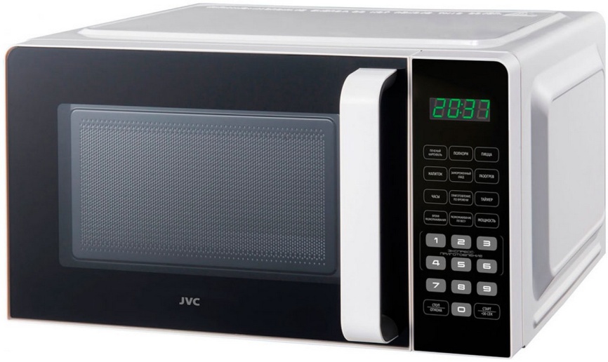 Микроволновая печь - СВЧ JVC JK-MW360S, дисплей, таймер, белый фото 1