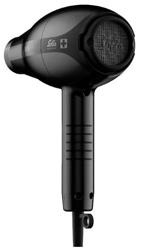 Фен Solis Swiss Air Black 360° 3802, мощность 2000 Вт, черный фото 3