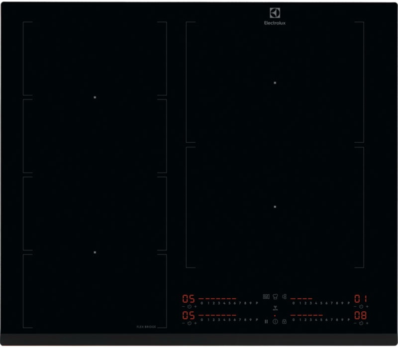 Электрическая варочная панель Electrolux EIV64453 59 см, 4 конфорки стеклокерамика, черный фото 1