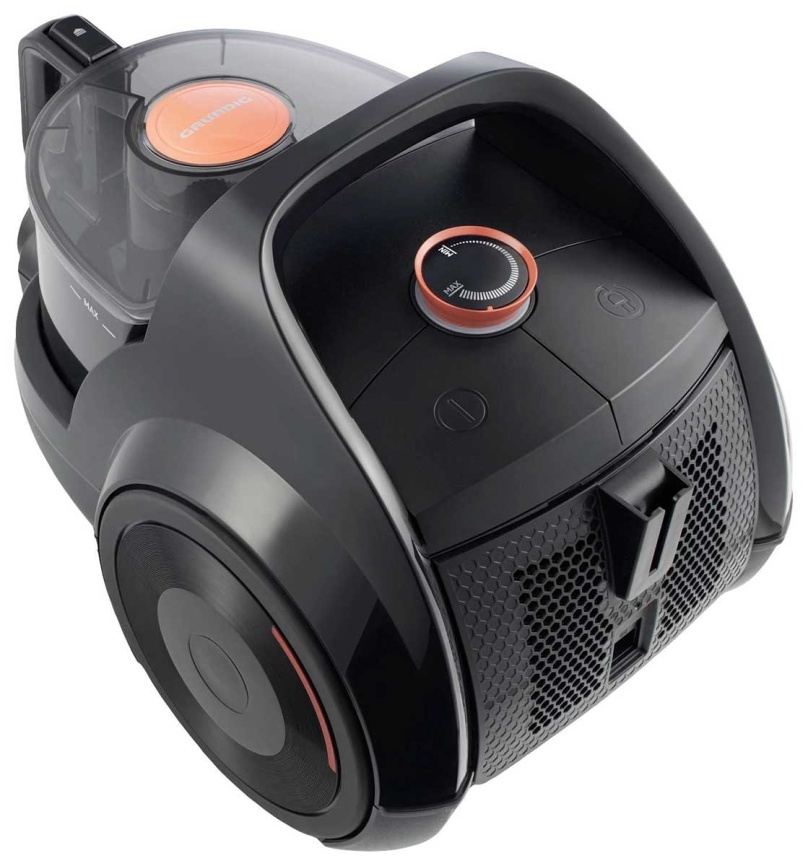 Пылесос напольный Grundig VCC 7170 ECO черный, циклоническая система фото 2