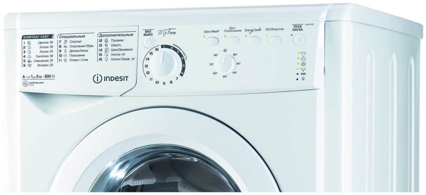 Стиральная машина Indesit EWSB 5085 автомат 5 кг, белый фото 2