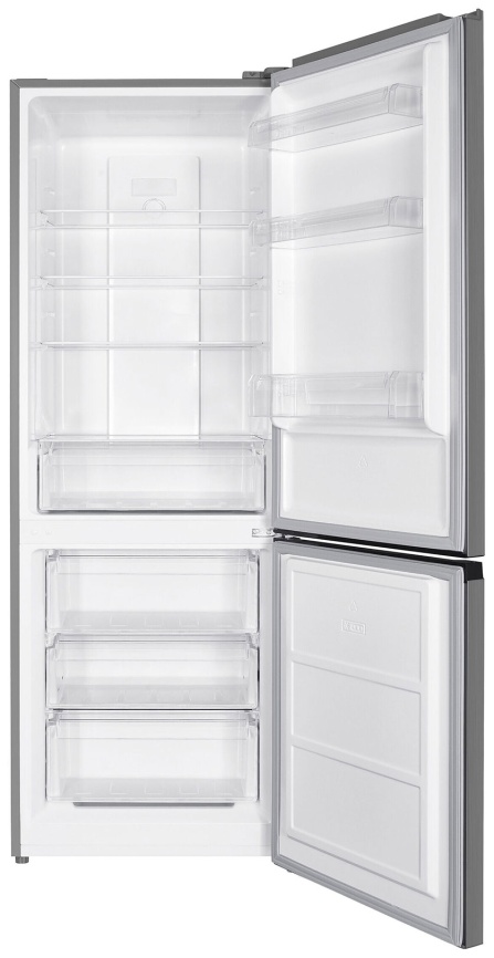 Двухкамерный холодильник Willmark RFN-421NFX INOX No frost, серый металлик фото 2