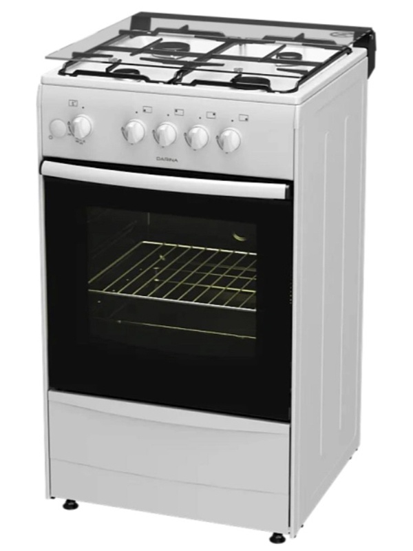 Газовая плита Darina 1B GM 441 105 W 50 см, 50 л, 4 конфорки, белый фото 4