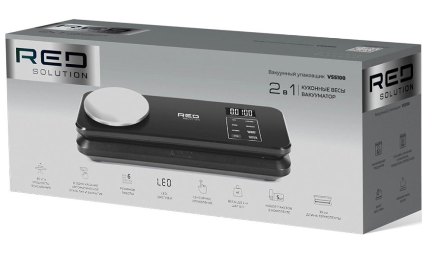 Вакуумный упаковщик с весами Red Solution VSS100 фото 10