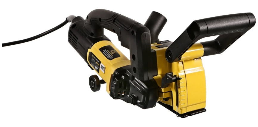 Штроборез Hanskonner HAG9125S, 125мм, 1600Вт, 8000об/мин, РАСКЛАДНОЙ КОЖУХ, конст. эл-ка, кейс фото 5