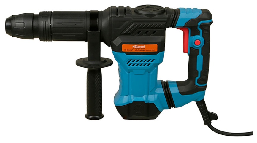 Отбойный молоток-бетонолом Sturm! DH2516P 1650 Вт 25 Дж SDS MAX 3600 уд/мин, кейс фото 2