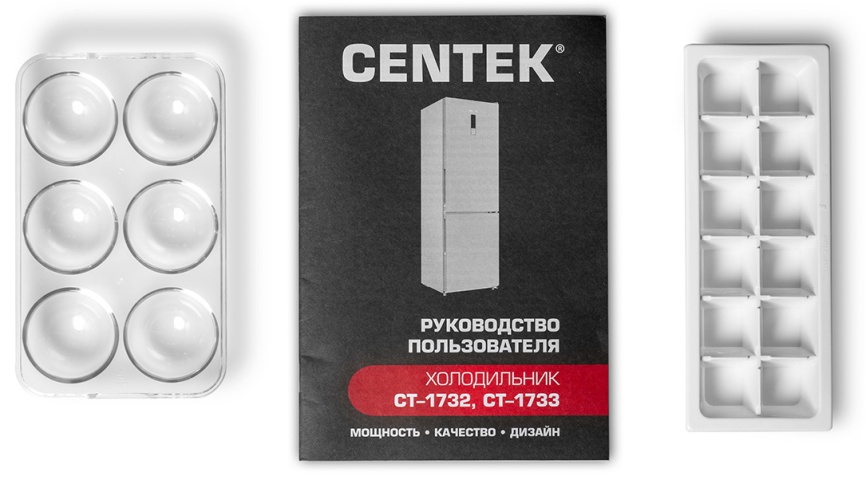 Двухкамерный холодильник Centek CT-1732 NF No frost, белый фото 6
