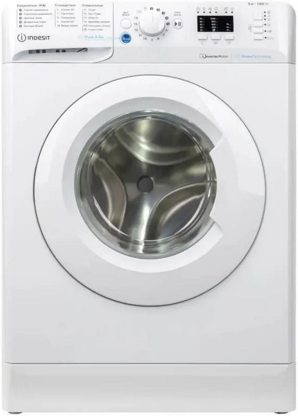 Стиральная машина Indesit BWSA 5109 WWV 5 кг, белый фото 1