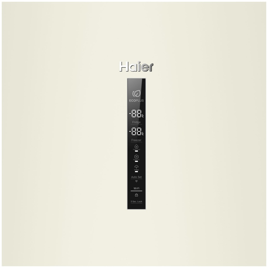 Двухкамерный холодильник Haier C2F636CCRGU1 No frost, бежевый фото 4