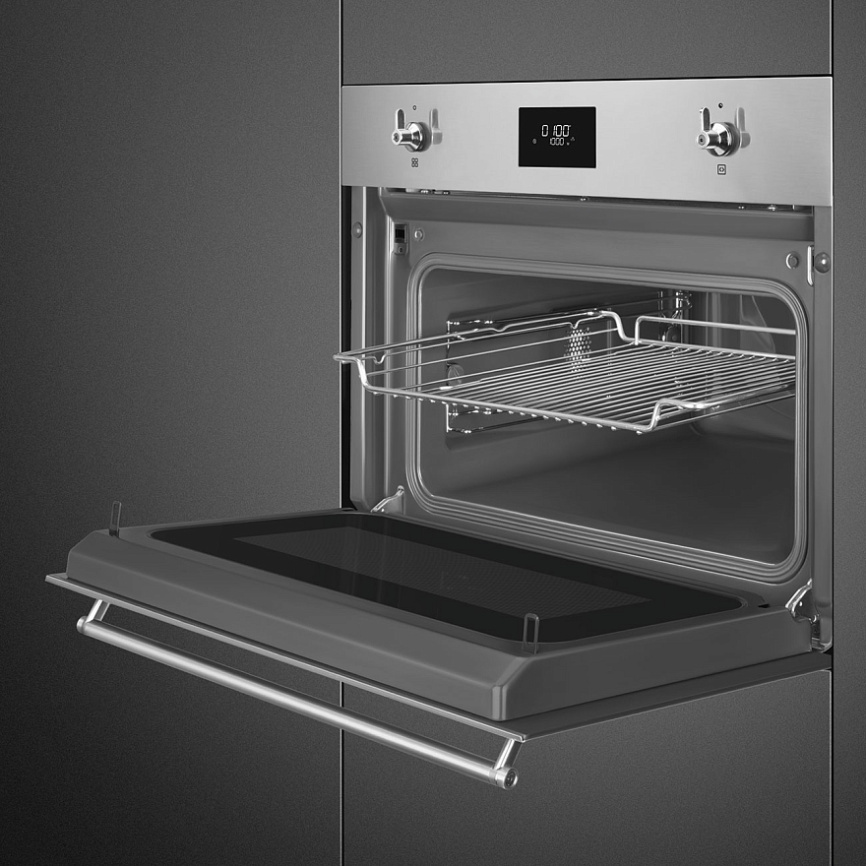Встраиваемая электрическая духовка SMEG SMEG SO4301M0X фото 5