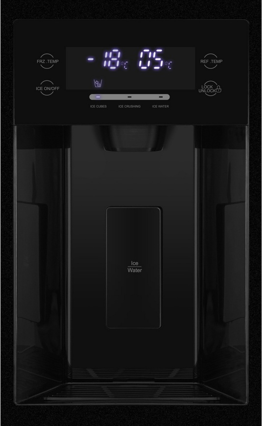 Холодильник Side-by-Side Hiberg RFS-650DX NFGB inverter No frost, черный фото 5