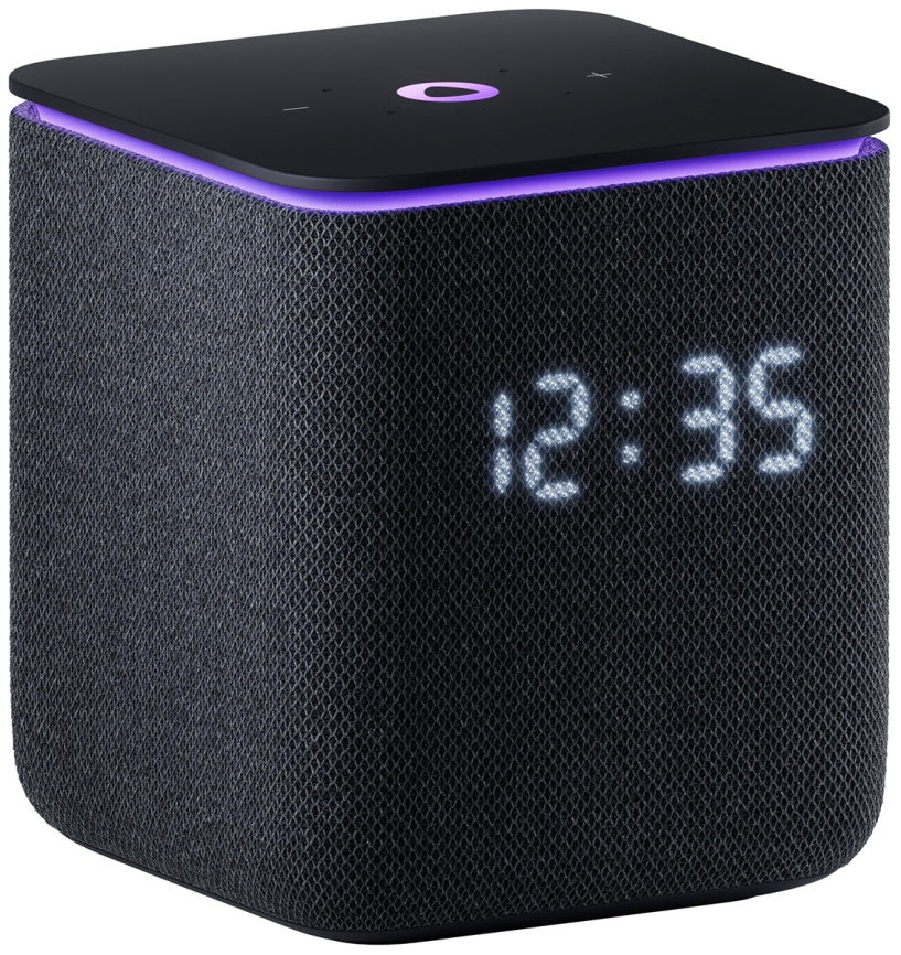 Умная колонка Яндекс Станция Миди с Алисой, с Zigbee, 24Вт, черный фото 1