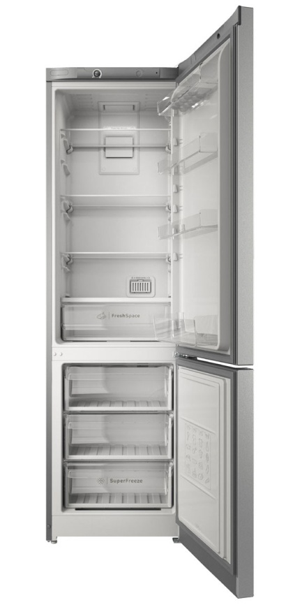 Двухкамерный холодильник Indesit ITS 4200 G No frost, серебристый фото 2