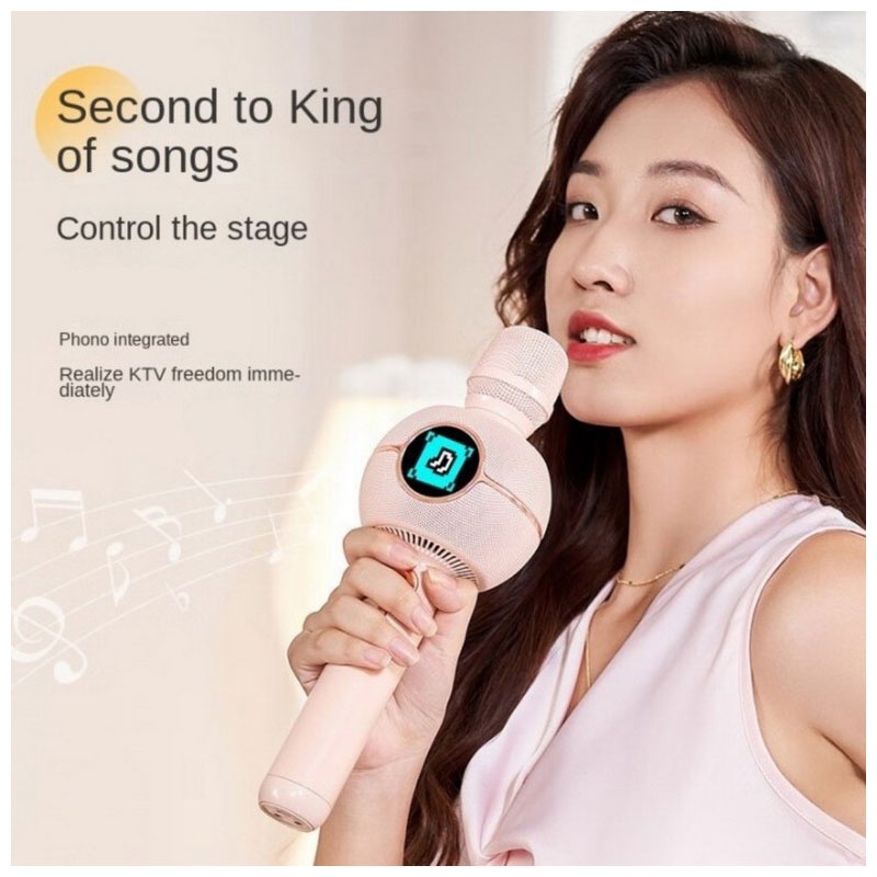 Караоке-микрофон с динамиком Divoom StarSpark розовый (41000009687) фото 9