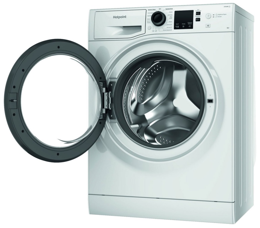 Узкая стиральная машина Hotpoint NSS 6015 K V RU автомат 6 кг, белый фото 5