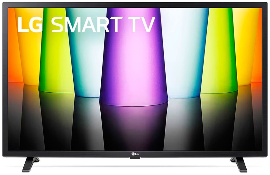 Телевизор LG 32LQ63506LA.ARUG, 32 дюйма, Full HD, смарт ТВ, WebOS, черный фото 1
