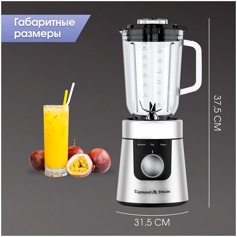 Блендер стационарный Zigmund & Shtain BS-447 D фото 7