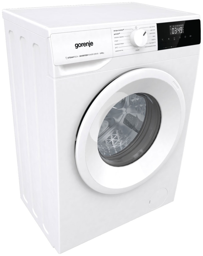 Стиральная машина Gorenje WNHPI84AS/R 8 кг, белый фото 6