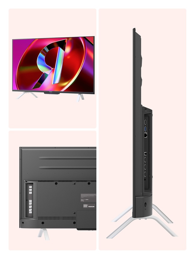 Телевизор Яндекс YNDX-00096, 65 дюйма, 4K Ultra HD, смарт ТВ, YаOS, черный фото 3