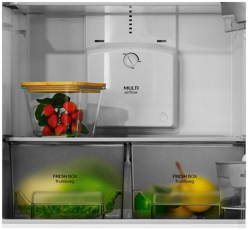 Двухкамерный холодильник Benoit 344 No frost, серебристый фото 4
