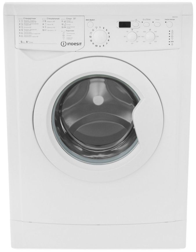 Стиральная машина Indesit IWSD 51051 CIS автомат 5 кг, белый фото 1