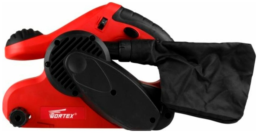 Ленточная шлифмашина Wortex SB 7590 AE в кор., 950 Вт, лента 76х533 мм, регул. об. (SB7590AE01321) фото 2