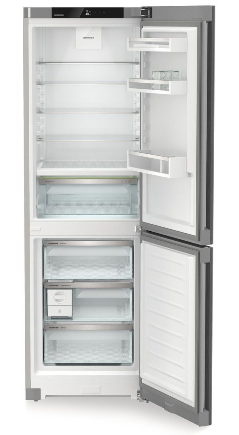 Двухкамерный холодильник Liebherr CBNsfc 5223-22 001 BioFresh No frost, серебристый фото 3